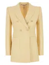 Chloé Chloe Cream Hemp Blend Blazer