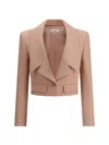 Chloé Chloe Cropped Wool Blazer
