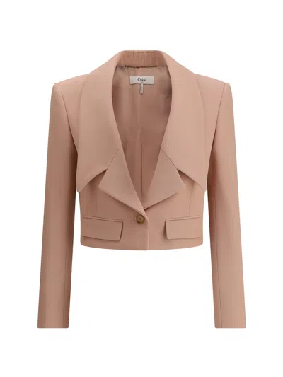 CHLOÉ CHLOÉ WOMEN CROPPED BLAZER