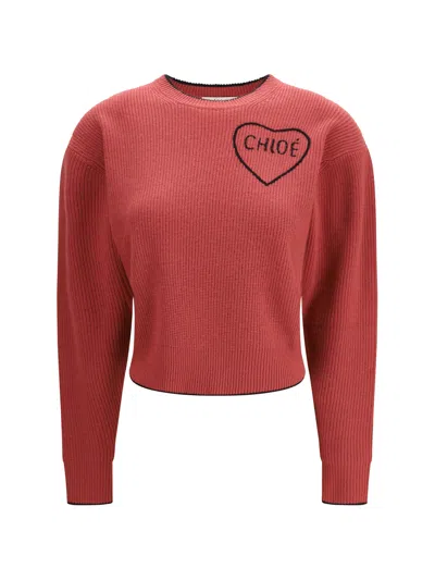 CHLOÉ CHLOÉ WOMEN CROPPED PULLOVER