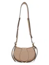 Chloé Floral Grey Calfskin Bag With Adjustable Shoulder Strap In Floralgrey
