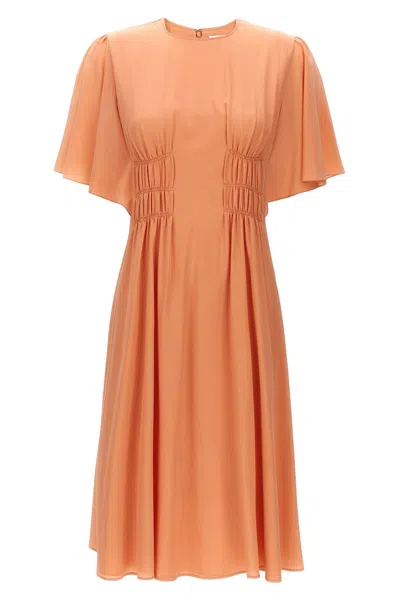 CHLOÉ CHLOÉ WOMEN CURLED DRESS