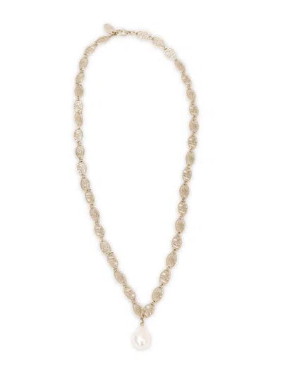 Chloé Women's Darcey Lace Vintage Gold & Cultured Freshwater Pearl Necklace In Purple