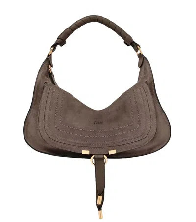 Chloé Women Dark Brown Marcie Small Shoulder Bag