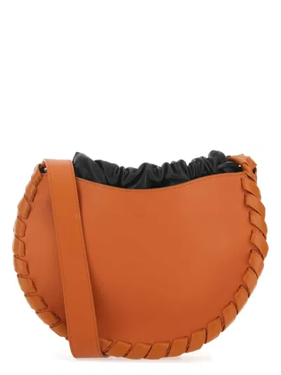 CHLOÉ WOMEN'S DARK LEATHER SMALL MATE CROSSBODY BAG