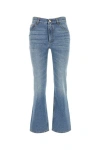 Chloé Whiskering-effect Mid-rise Flared Jeans In Blue