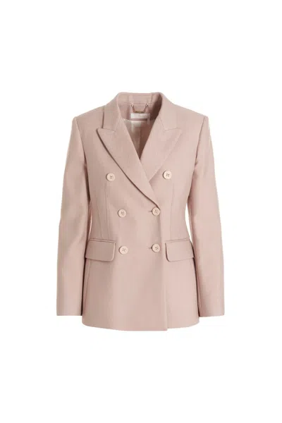 Chloé Double-breasted Blazer In Pink