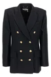 CHLOÉ CHLOÉ WOMEN DOUBLE-BREASTED BLAZER WITH GOLD BUTTONS