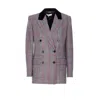 Chloé Chloe' Women Double Breasted Button Jacket In Gray