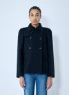 Chloé Women Double-breasted Jacket In Blue