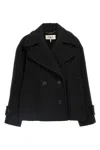 Chloé Women Double-breasted Jacket With Peaked Lapels In Black
