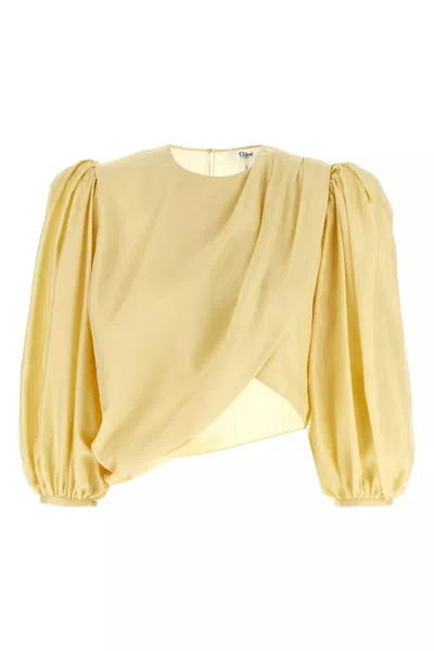 CHLOÉ CHLOÉ WOMEN DRAPED TOP