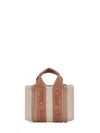 Chloé Women Dusty Tan Woody Mini Tote Bag In Neutral