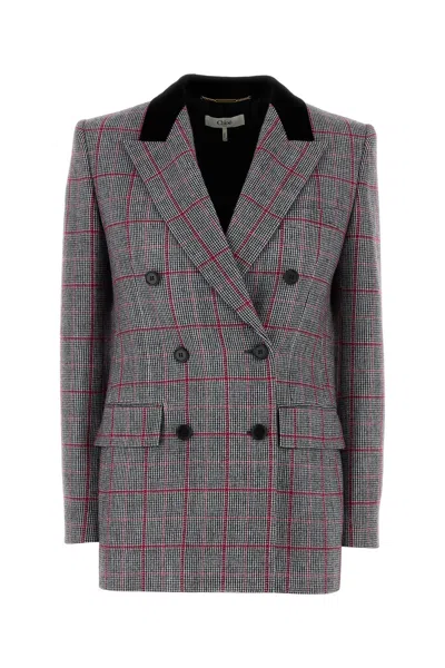 Chloé Chloe Women Embroidered Wool Blazer