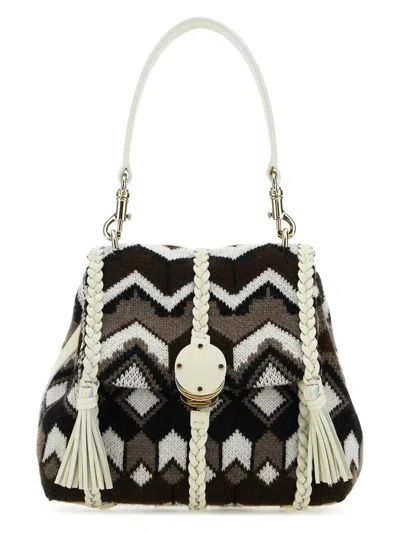 Chloé Women's Embroidered Wool Small Penelope Handbag