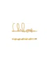 Chloé Women Fermagli Per Capelli  Iconic In Silver