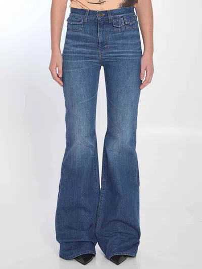 Chloé Chloe Women Flare Jeans In Blue