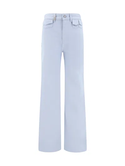 Chloé Women Flare Jeans In Blue