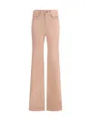 Chloé Women Flare Jeans In Pink