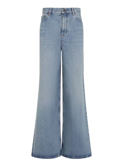 CHLOÉ WOMEN'S FLARED LEG DENIM JEANS