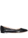 Chloé Chloè Women's Flat Shoes Black In Black