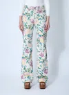 Chloé Women Floral Denim Jeans In Multi