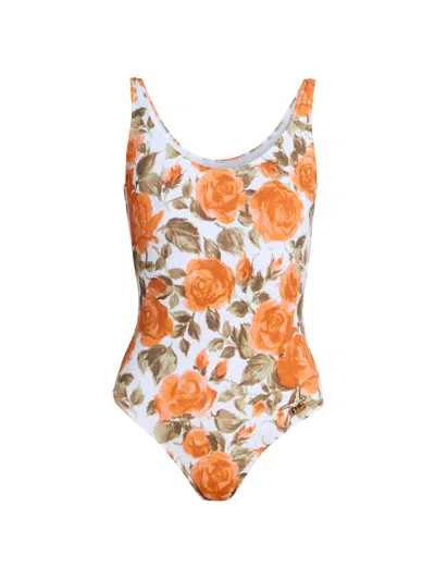 Chloé Women's Floral One-piece Swimsuit In Multi