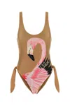 Chloé Chloe Women Gold Stretch Nylon Swimsuit In Multi