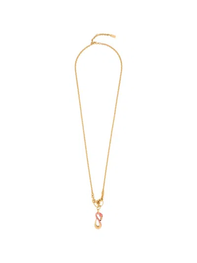 Chloé Golden Tropicus Pendant Necklace