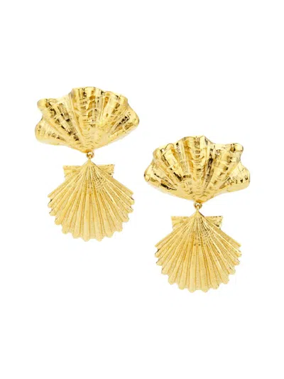 Chloé Women's Goldtone Seashell Drop Earrings