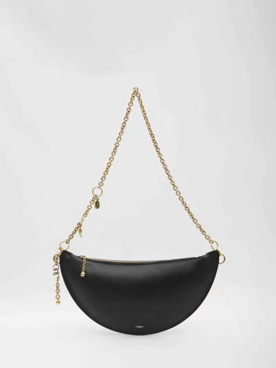 Chloé Chloe Women Halfmoon Bag In Black
