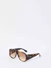 Chloé Teardrop Aviator Sunglasses Tortoiseshell Frame In Brown