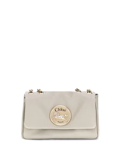 Chloé Women Heritage Shoulder Bag In White
