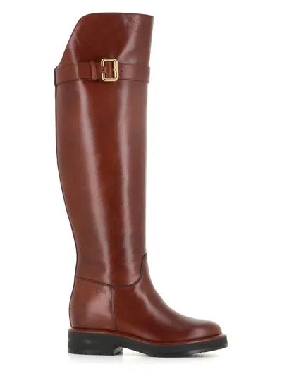 CHLOÉ WOMEN'S HIGH CODDINGTON BOOTS