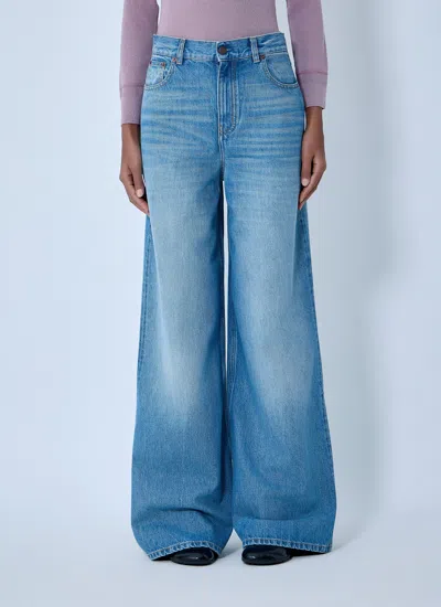 Chloé Women High-rise Denim Jeans In Blue