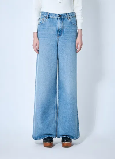 Chloé Women High Rise Jeans In Blue