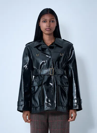 ジャケット Chloe Black Glossy Cotton Canvas Jacket Chloé Black Glossy Cotton Canvas Jacket | ModeSens