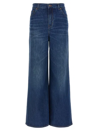 Chloé Women High Waist Jeans In Blue