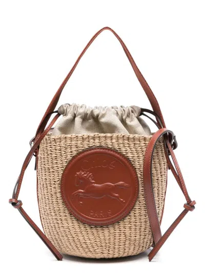 CHLOÉ WOMEN'S HORSE MEDAL BASKET