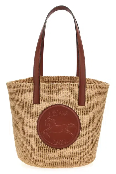 CHLOÉ CHLOÉ WOMEN 'HORSE MEDAL' LARGE SHOULDER BAG