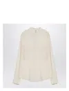 Chloé Women's Ivory Silk Blouse Shirt
