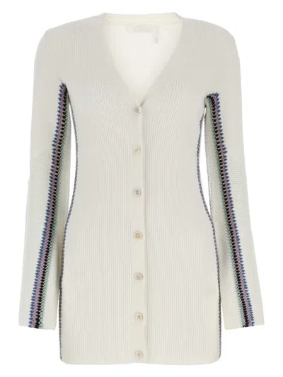 Chloé Women's Ivory Wool Cardigan