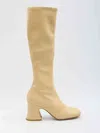 Chloé Chloe Women Janis Heeled Boots In Neutral