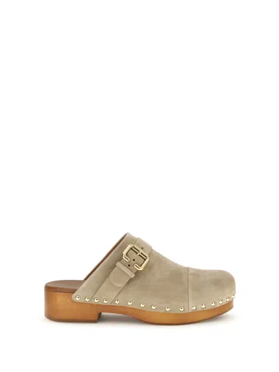 CHLOÉ CHLOÉ WOMEN JEANNETTE CLOG MULES