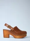 Chloé Women Jeannette Heel Clogs In Brown