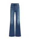 Chloé Women Jeans With Mini Pockets In Blue