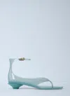 Chloé Chloe Women Pastel Light-blue Tpu Chloe Jelly Thong Sandals In Blue