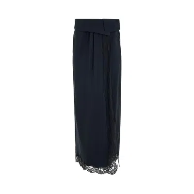 Chloé Women's Jupe Skirt In Blue