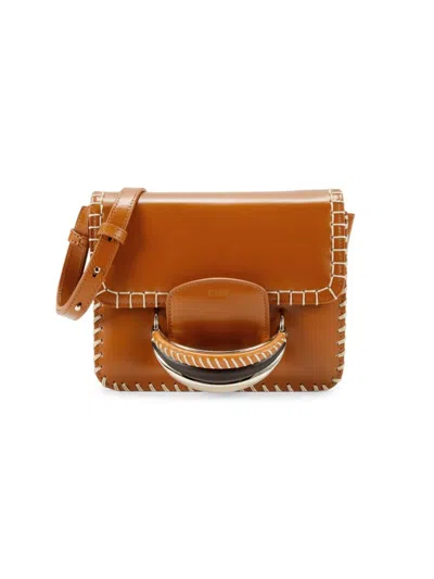 Chloé Women's Kattie Leather Shoulder Bag In Brown