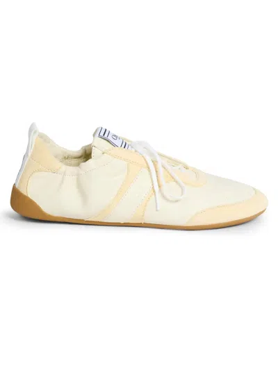 CHLOÉ WOMEN'S KICK LEATHER LOW-TOP SNEAKERS